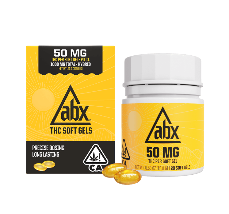 Photograph of product: ABX Soft gels (20x50mg) 1000mg