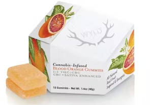 Photograph of product: Wyld | 1:1 Blood Orange Gummies | 100mg TH-oui/100mg CBC