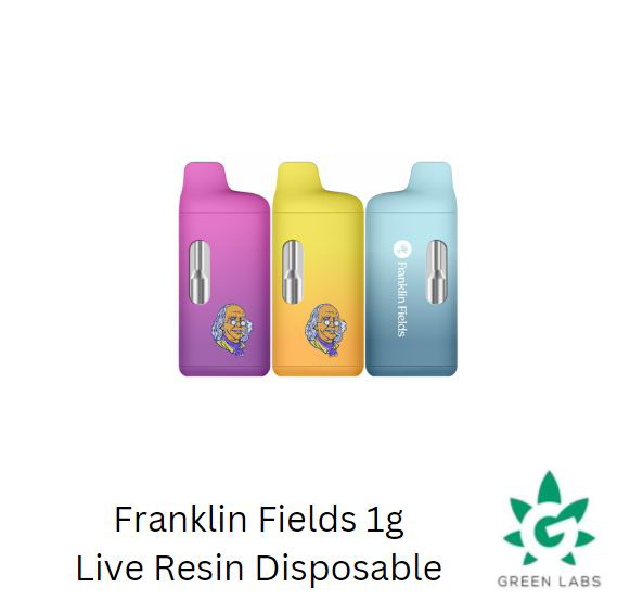 Photograph of Product: (REC) Franklin Fields 1G Live Resin Disposable - Hawaii MOB