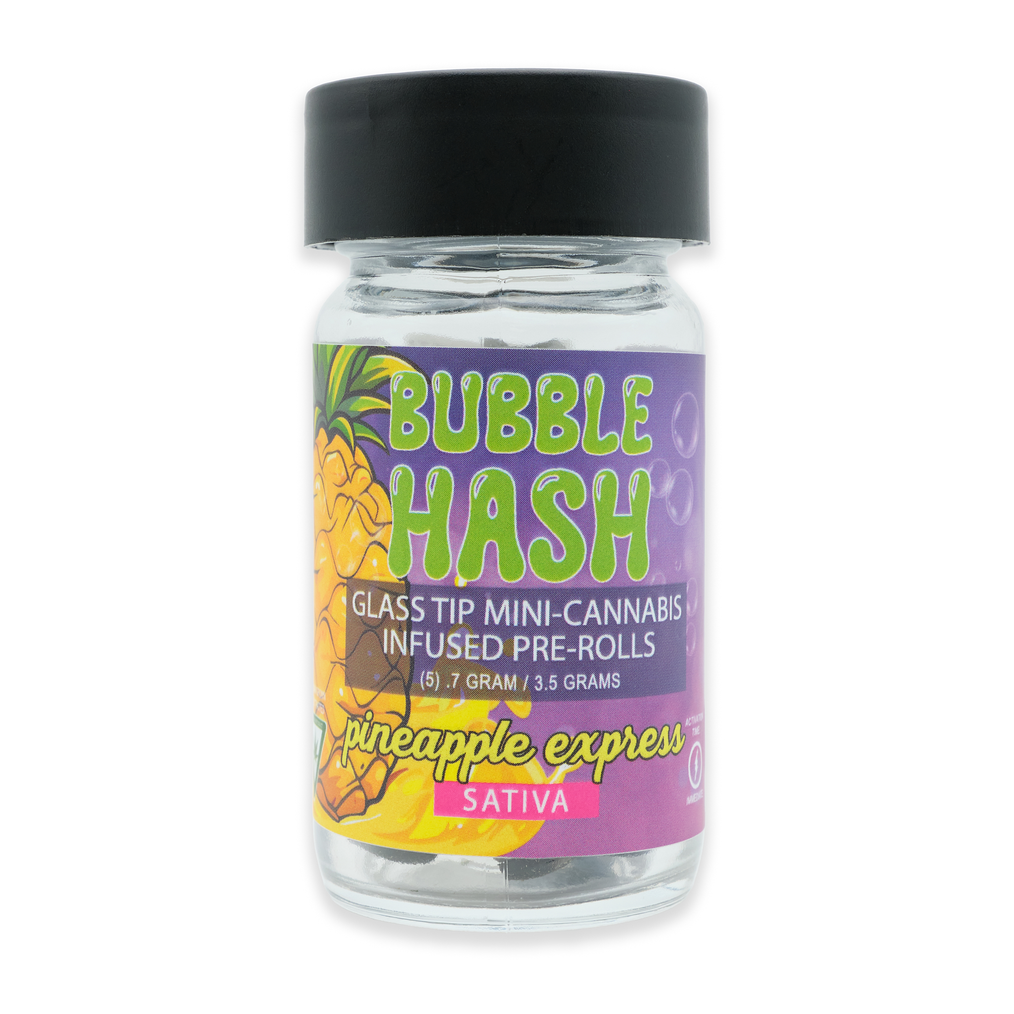 Photograph of product: Strawberry Cough | 5PK .7G Bubble au chocolat Infused Prerolls