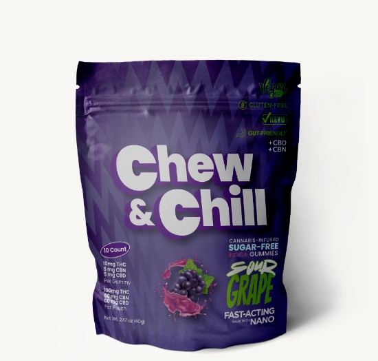 Photograph of product: Sour Grape | Gummies | 10pk | 100mg