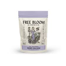 Photograph of product: Free Bloom CBD - Gummies 25 Count - Berry Balsam CBD+CBN