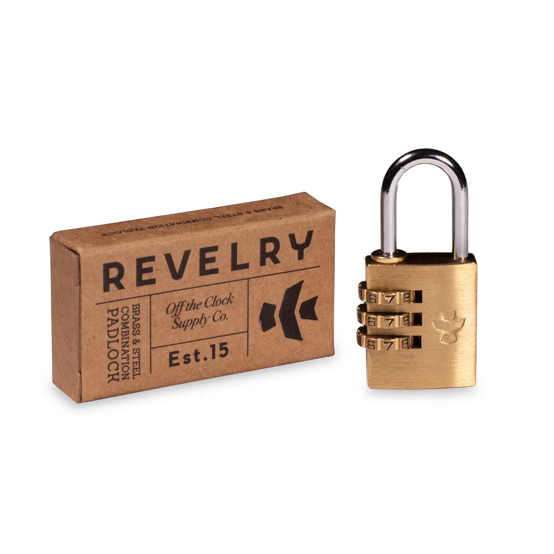 Photograph of product: The Luggage Lock | 1" Padlock - Brass