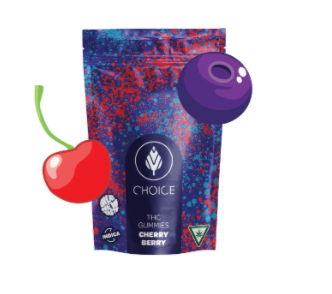 Photograph of product: 100mg | Sour Cherry Berry | Gummies