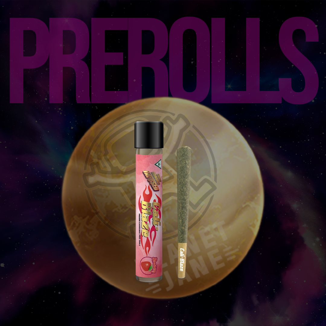 Photograph of product: Cali Blaze - 1.2g Preroll - Strawberry Oui'd