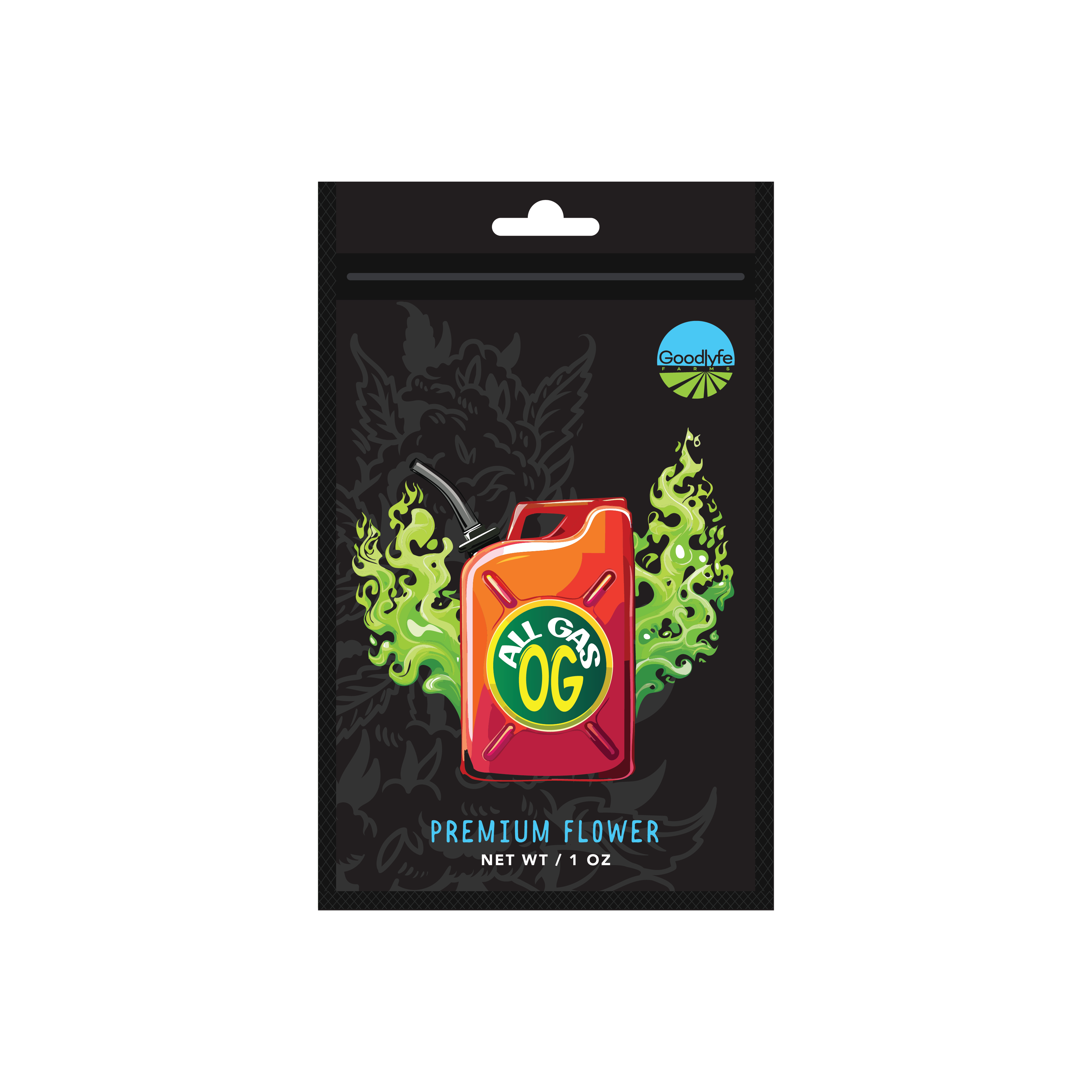 Photograph of product: Goodlyfe - 28g Prepack - All Gas OG