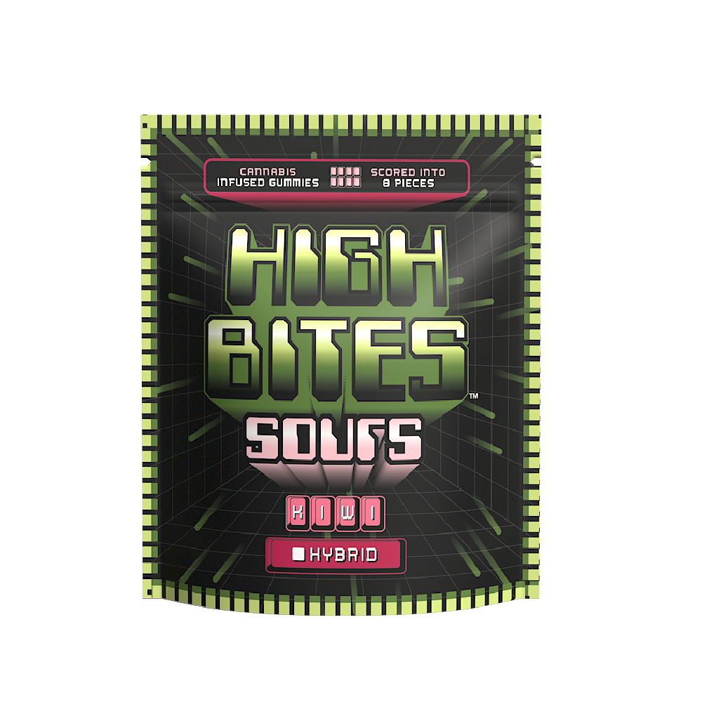 Photograph of product: SOUR KIWI | HYBRID | 10 x 100MG