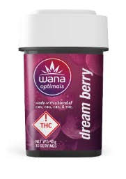 Photograph of product: Dream Berry Classic Optimal Fruit Chews [10pk] (200mg CBD/100mg THC/50mg CBN/50mg CBG)