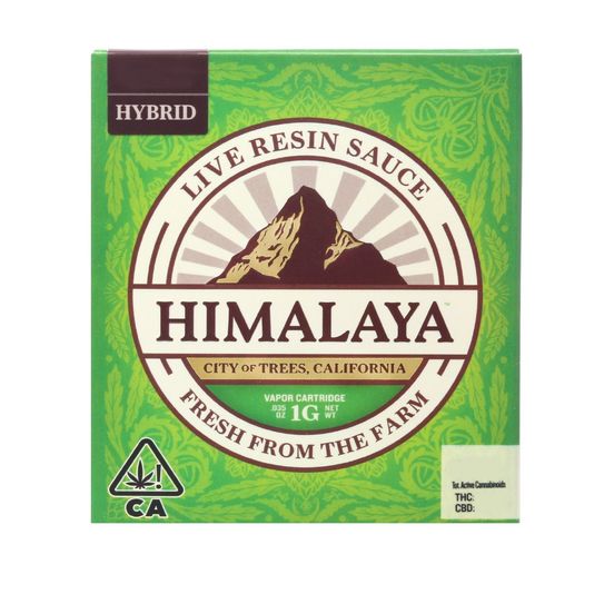 Photograph of product: Himalaya Cartridge Alien OG 1g - 