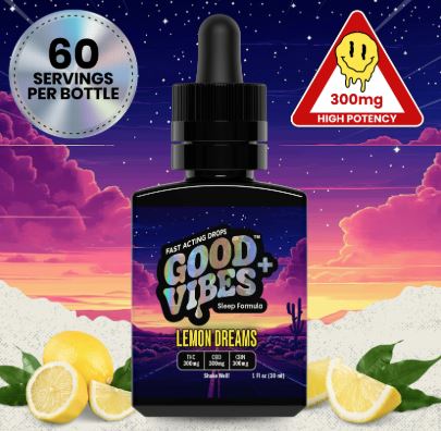 Photograph of product: Lemon Dreams | Tincture | 1:1:1 TH-oui:CBD:CBN | 300mg