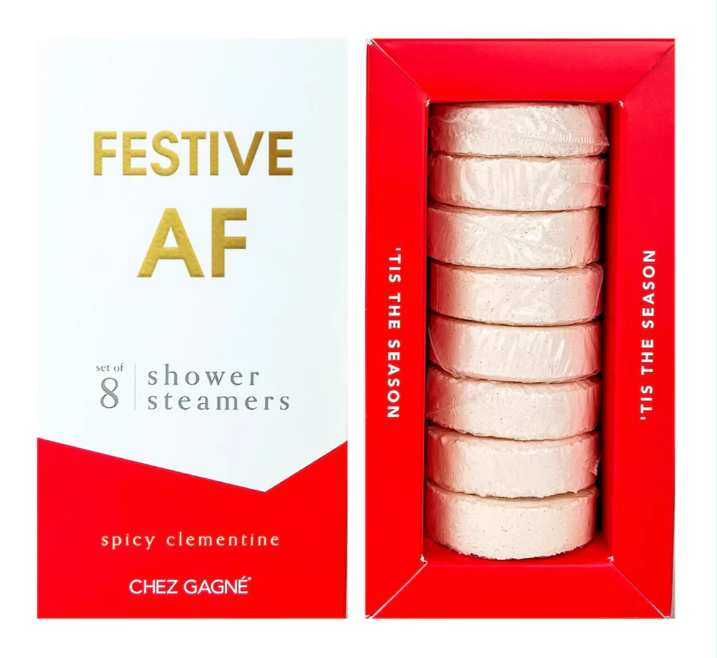 Photograph of product: Chez Gagne - Festive AF Shower Steamers
