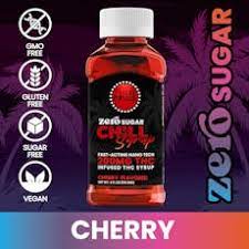 Photograph of product: CHILL MEDICATED | Edible | Syrup | Zero Sugar Cherry | 200mg