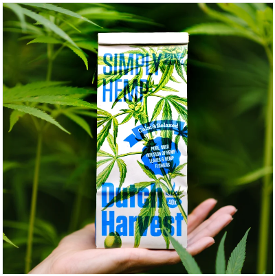 Photograph of product: Dutch Harvest Tea | Simply Hemp Organic Infusion | 40g