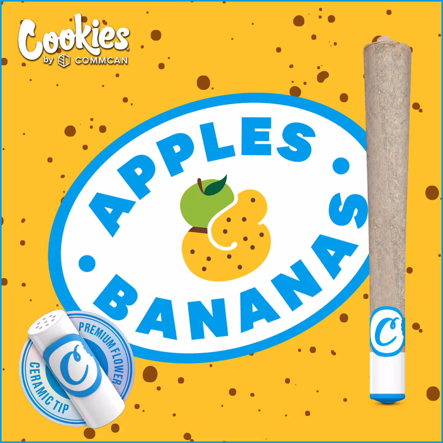 Photograph of product: Apples and Bananas Pre-Roll (Ceramic Tip) | 1g