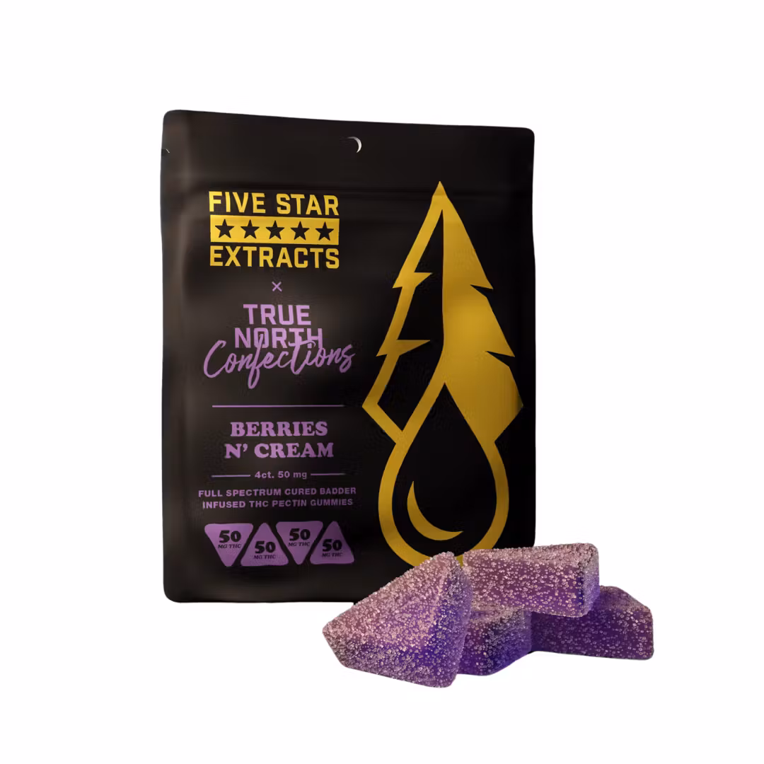 Photograph of product: Five Star Full Spectrum 200mg Berries & Cream