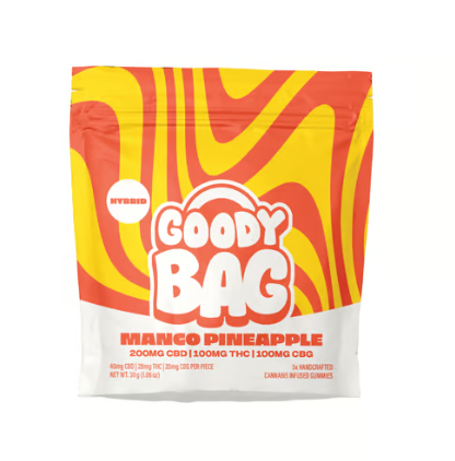 Photograph of product: MANGO PINEAPPLE GUMMIES | 5PK | 100MG