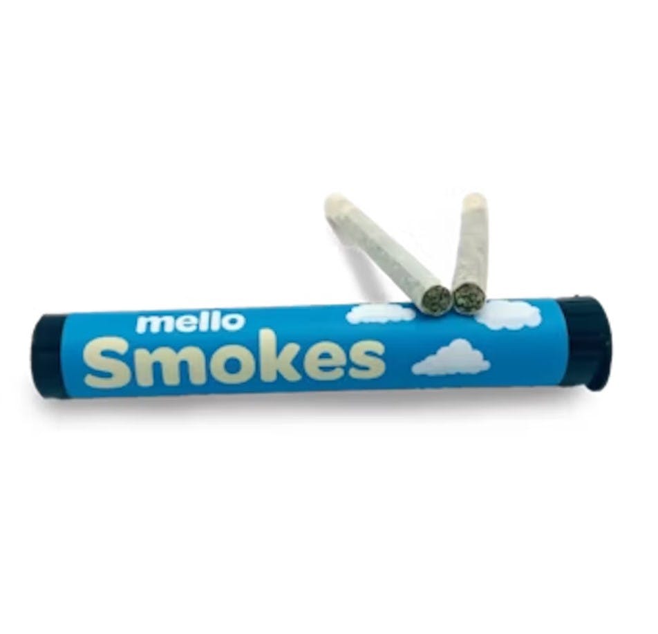 Photograph of product: Mello Farms - Purple Panther - 1g (2pk) Pre-Roll