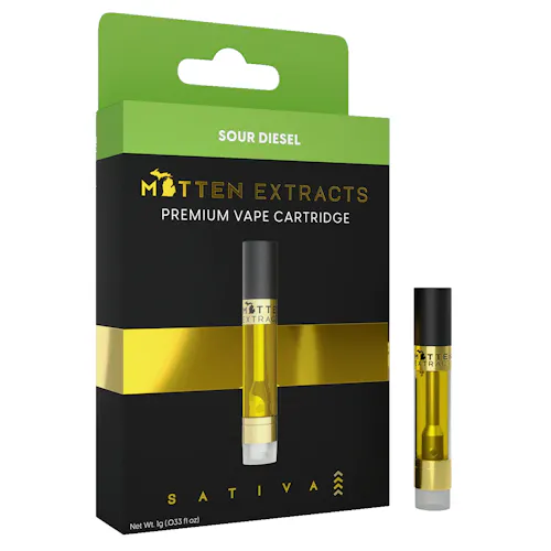Photograph of product: Mitten Extracts-  Sour Diesel Cart