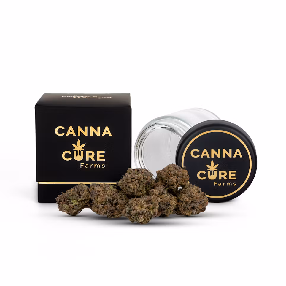 Photograph of product: CannaCure Flower Cereal Milk 26.5% Hybrid 3.5g