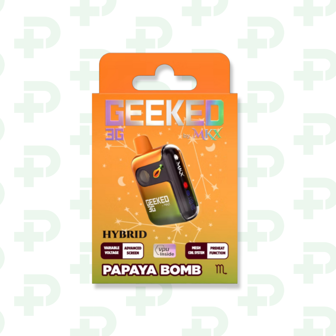 Photograph of product: Geeked by MKX Disposable - Papaya Bomb