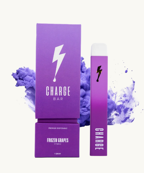 Photograph of product: Charge Bar | Frozen Grapes Disposable | 1.0g