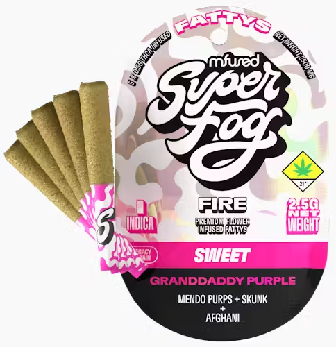 Photograph of product: Granddaddy Purple Fire-Fattys, 5-Pack