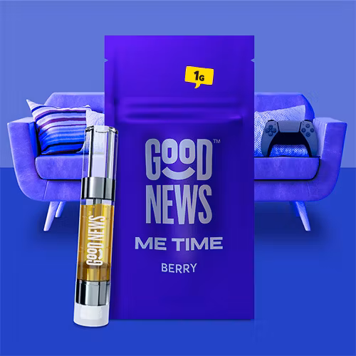 Photograph of product: Good News | 1g Cartridge | Me Time