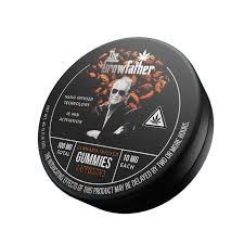 Photograph of product: The Growfather | Edibles | Cappuccino (H) - Fast Acting Nano Gummies | [10pk](100mg)