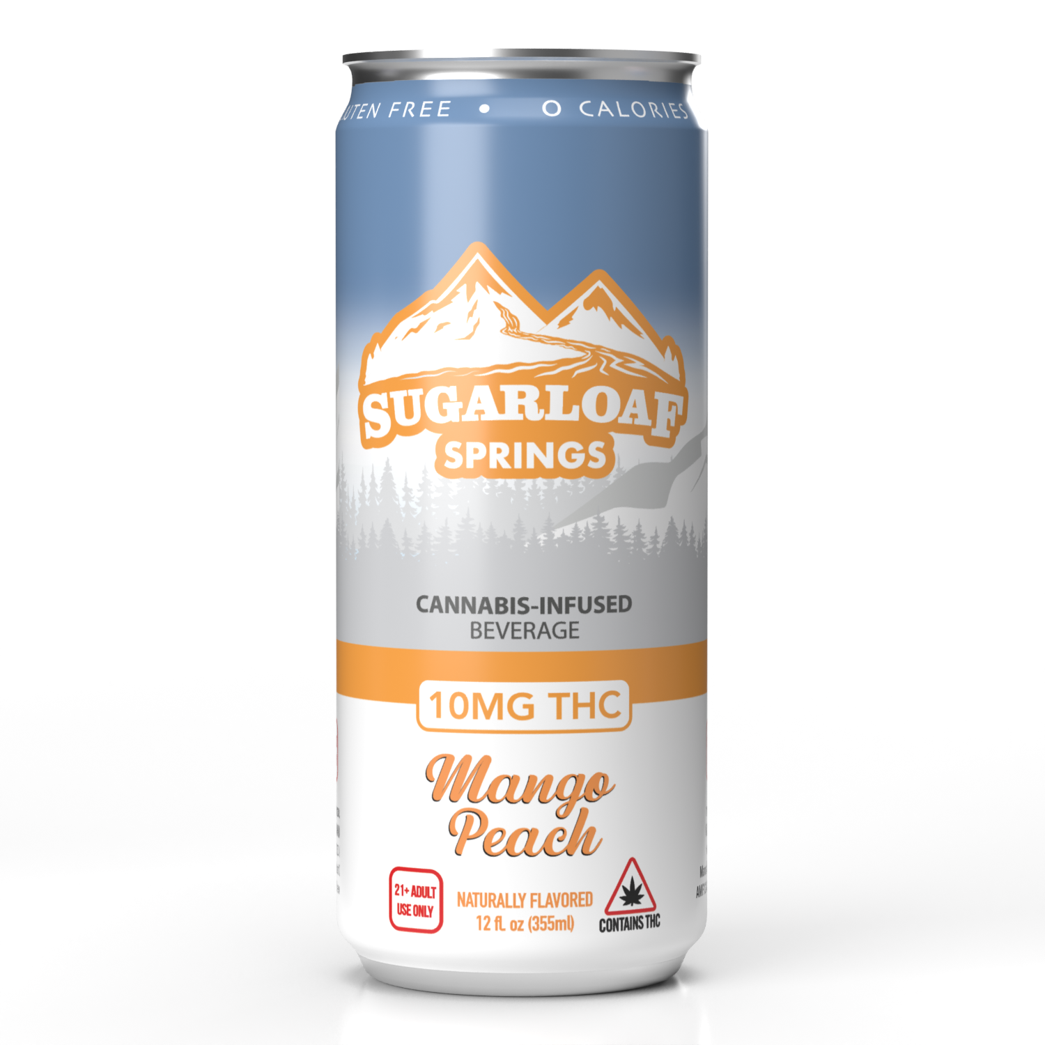 Photograph of product: Mango Peach Seltzer 10mg
