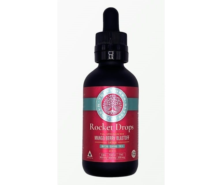 Photograph of product: Rocket Drops - Mango Berry Blastoff 3:2:1 (S) Tincture I Treeworks