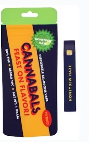 Photograph of product: Cannabals | Honeydew Haze | Hybrid AIO Vape