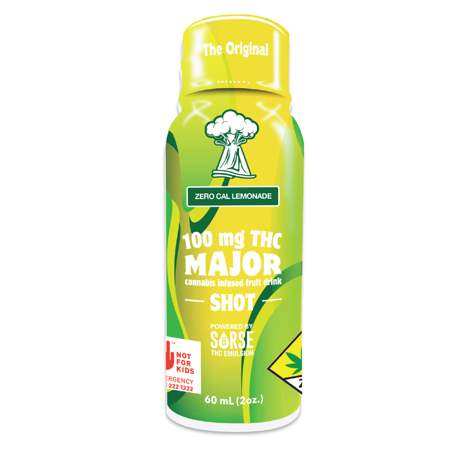 Photograph of Product: Sugar Free Lemonade [DOH] 100mg Shot - by Majors