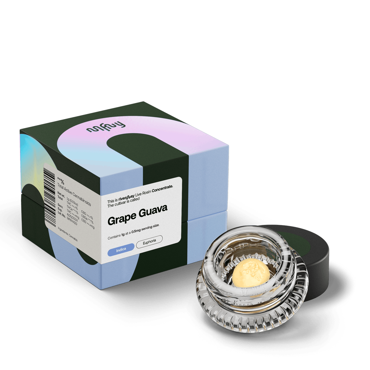 Photograph of product: MFNY | Grape Guava | Live Rosin Badder | 1g
