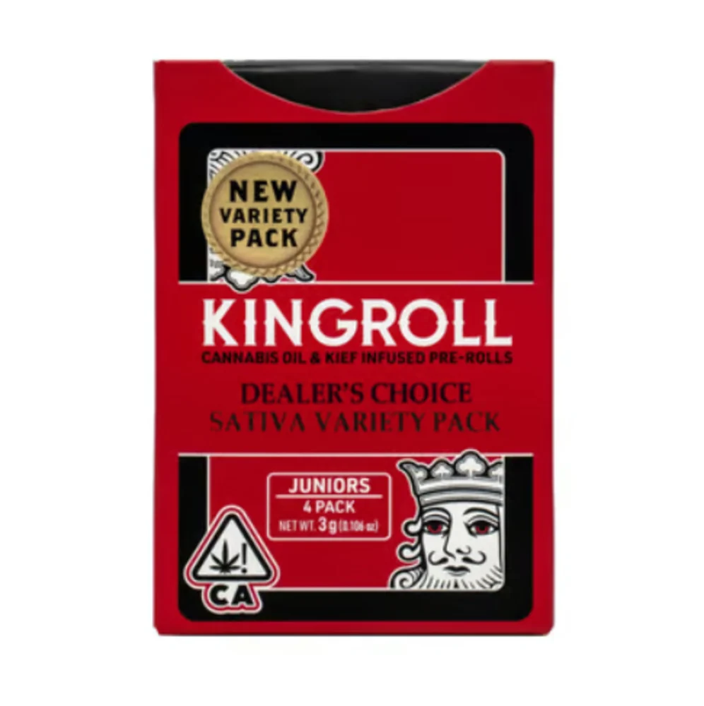 Photograph of product: Kingroll Junior Dealer's Choice Oui'd Variety 4 Pack, 3g