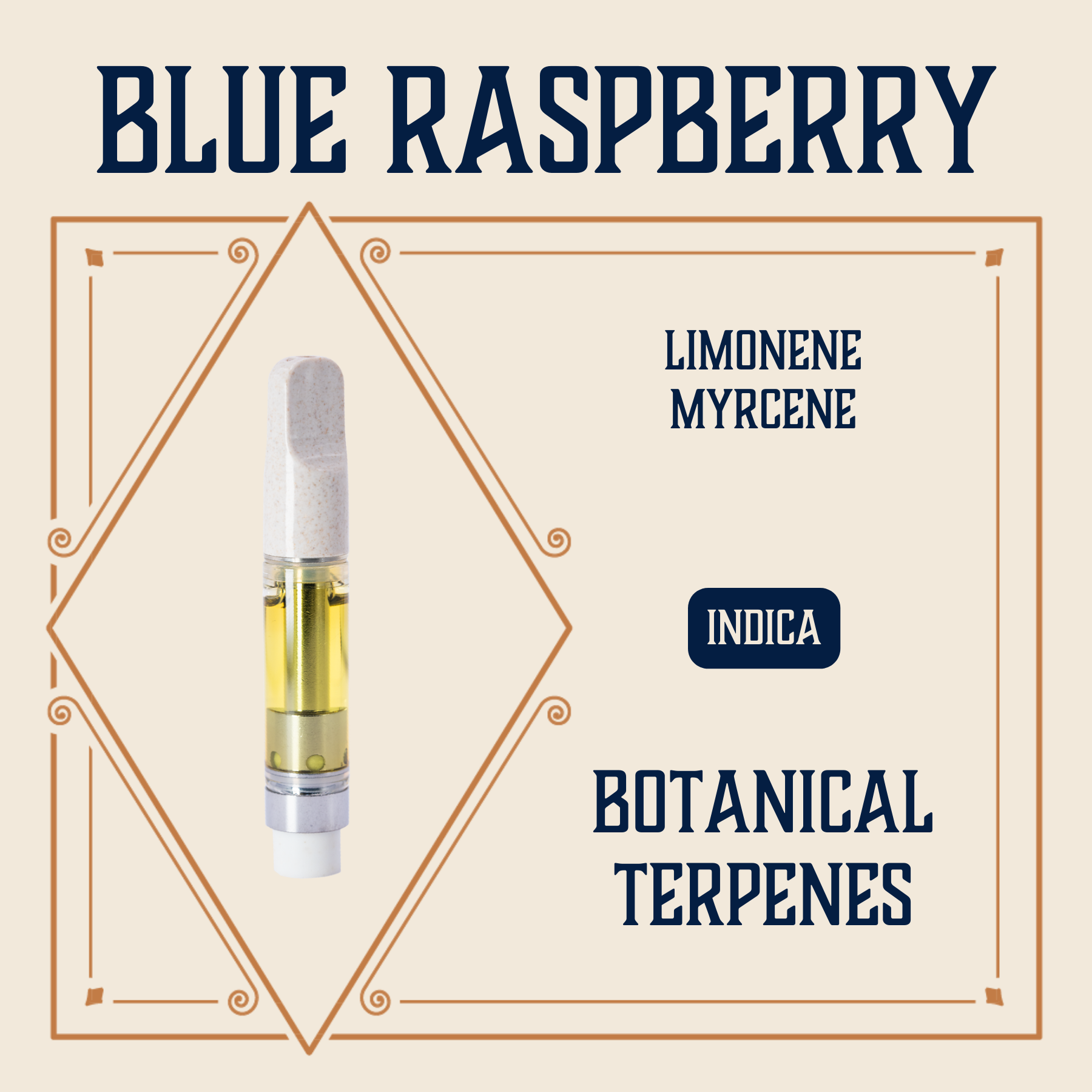 Photograph of product: Blue Raspberry Botanical Cartridge | 1g