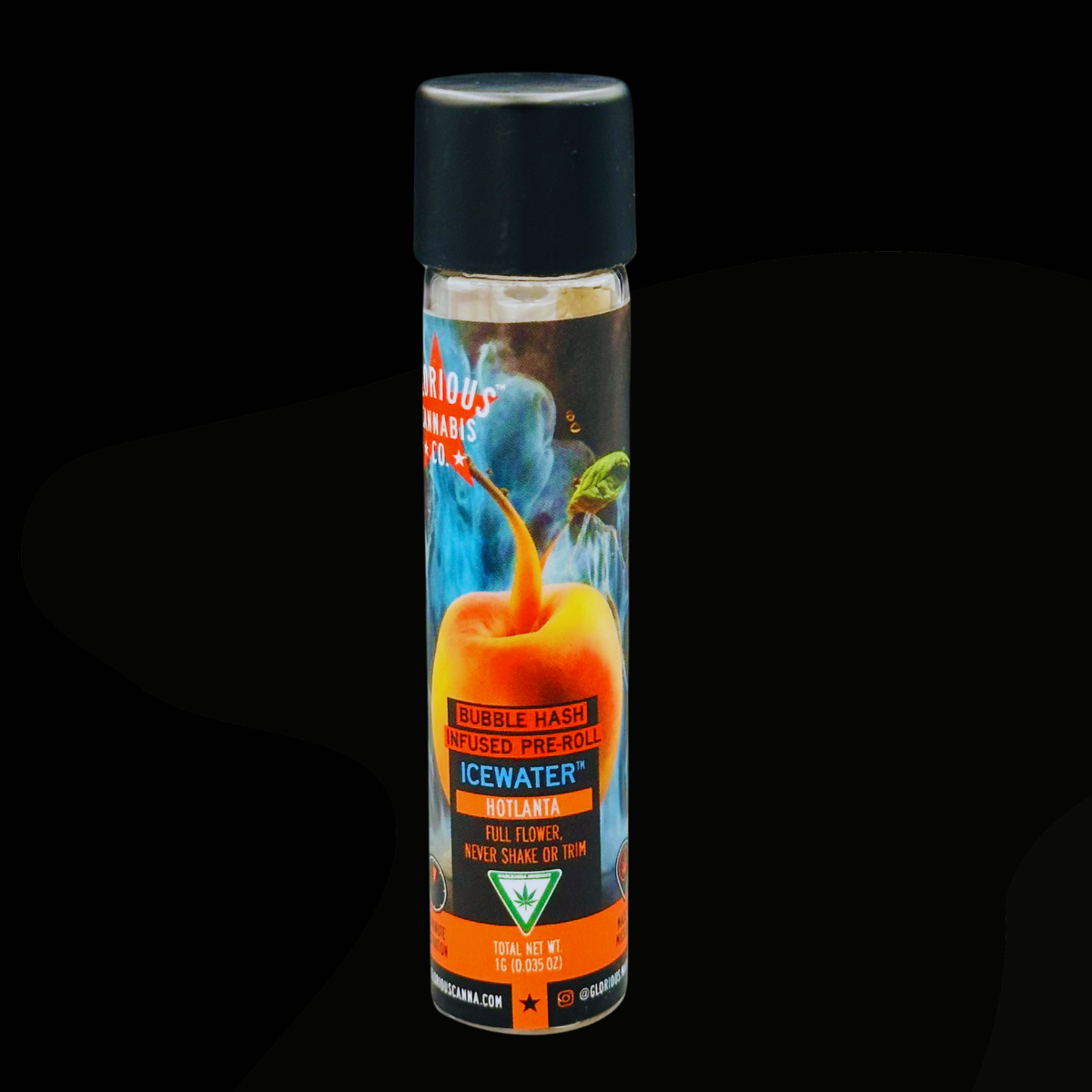 Photograph of product: Glorious Oui'd 1g au chocolat Ice Water  Pre Roll | Hot Lanta