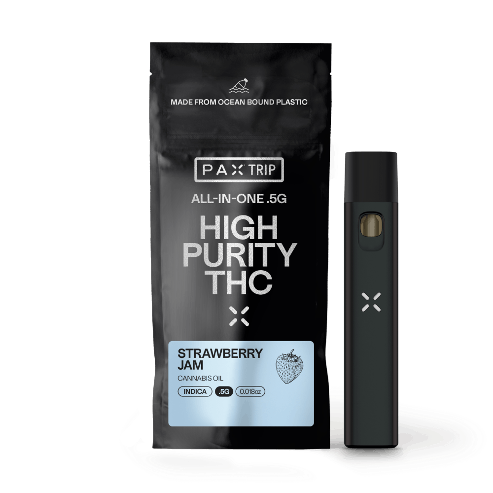 Photograph of product: Strawberry Jam | PAX All In One Vape | 0.5g