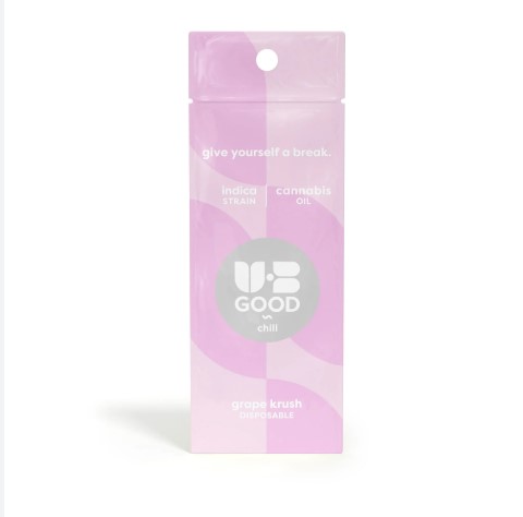 Photograph of product: UB GOOD |  Grape Krush | .5g Disposable