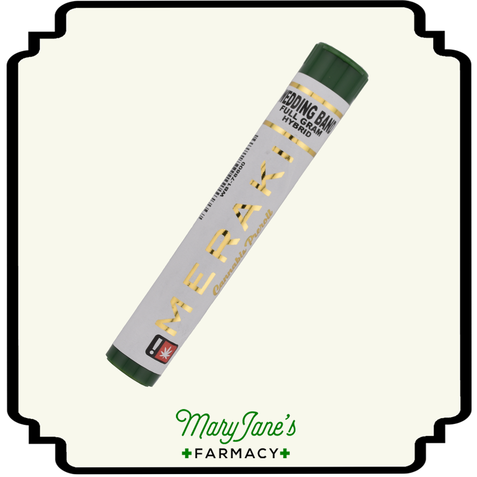 Photograph of product: Wedding Band Pre-roll | 1g