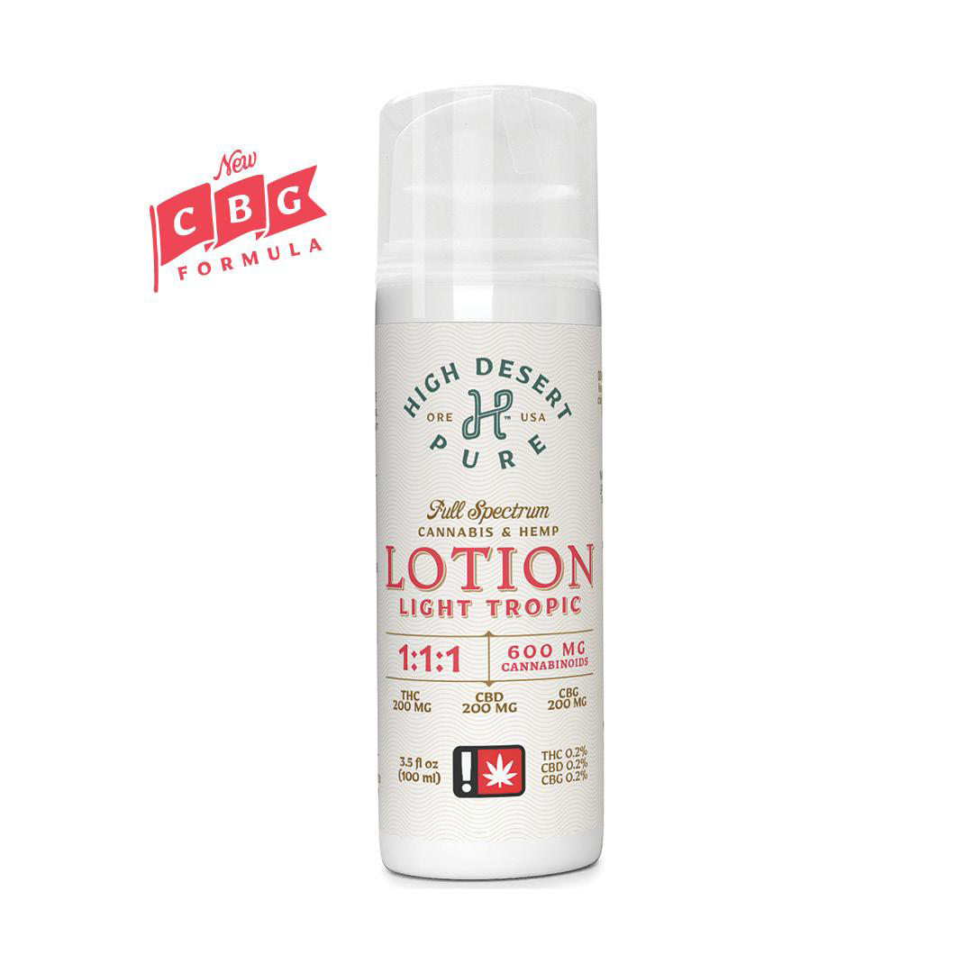 Photograph of product: Light Tropic 1:1 Full Spectrum Lotion (High Desert Pure)