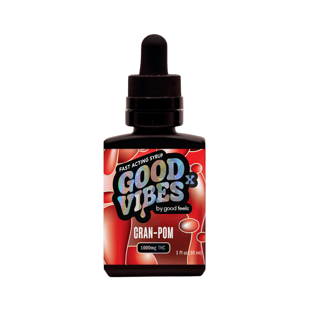 Photograph of product: Good Vibes X Cranberry Pomegranate (H) Tincture Syrup 1000mg