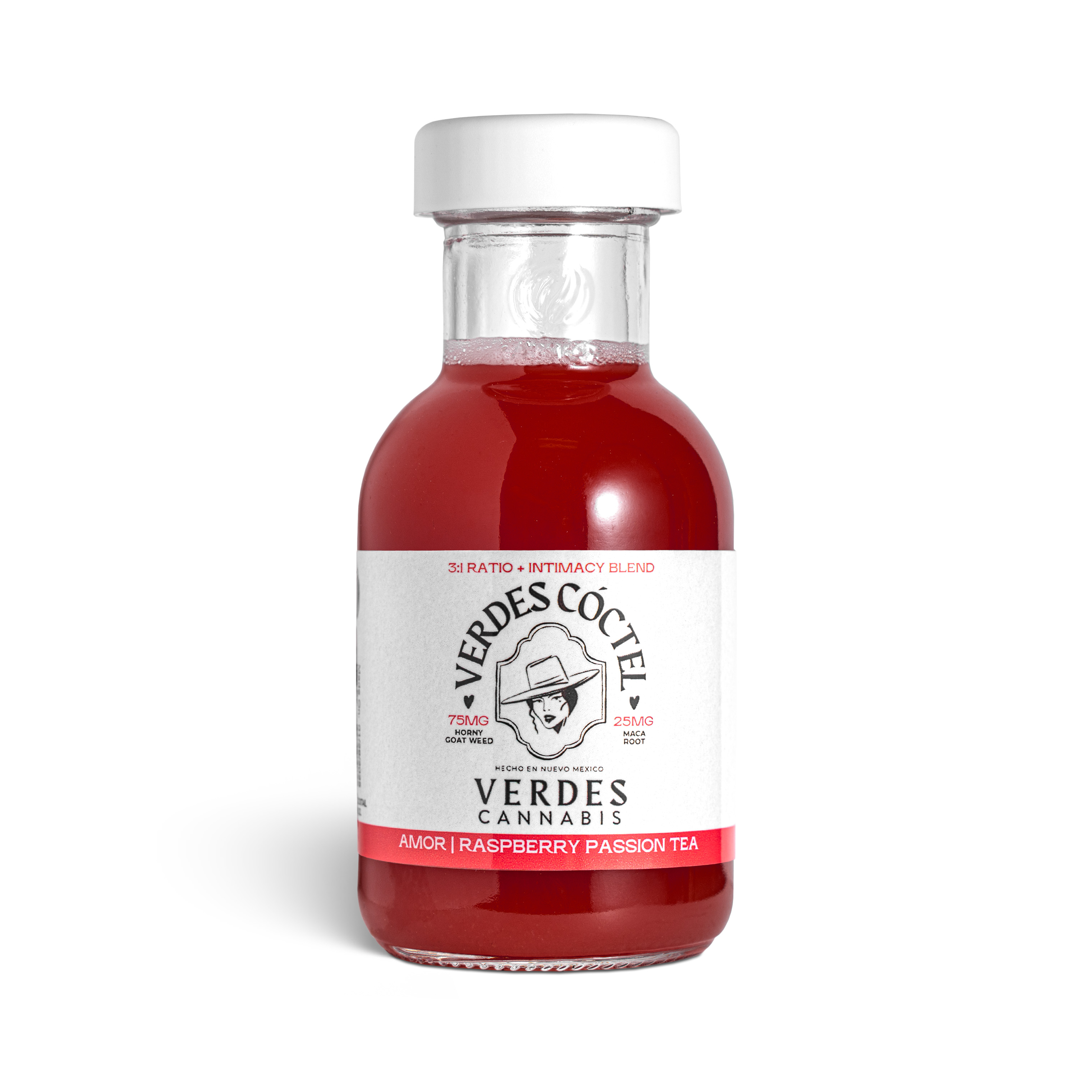 Photograph of product: Raspberry Passion Tea 3:1 TH-oui/CBD - 100mg