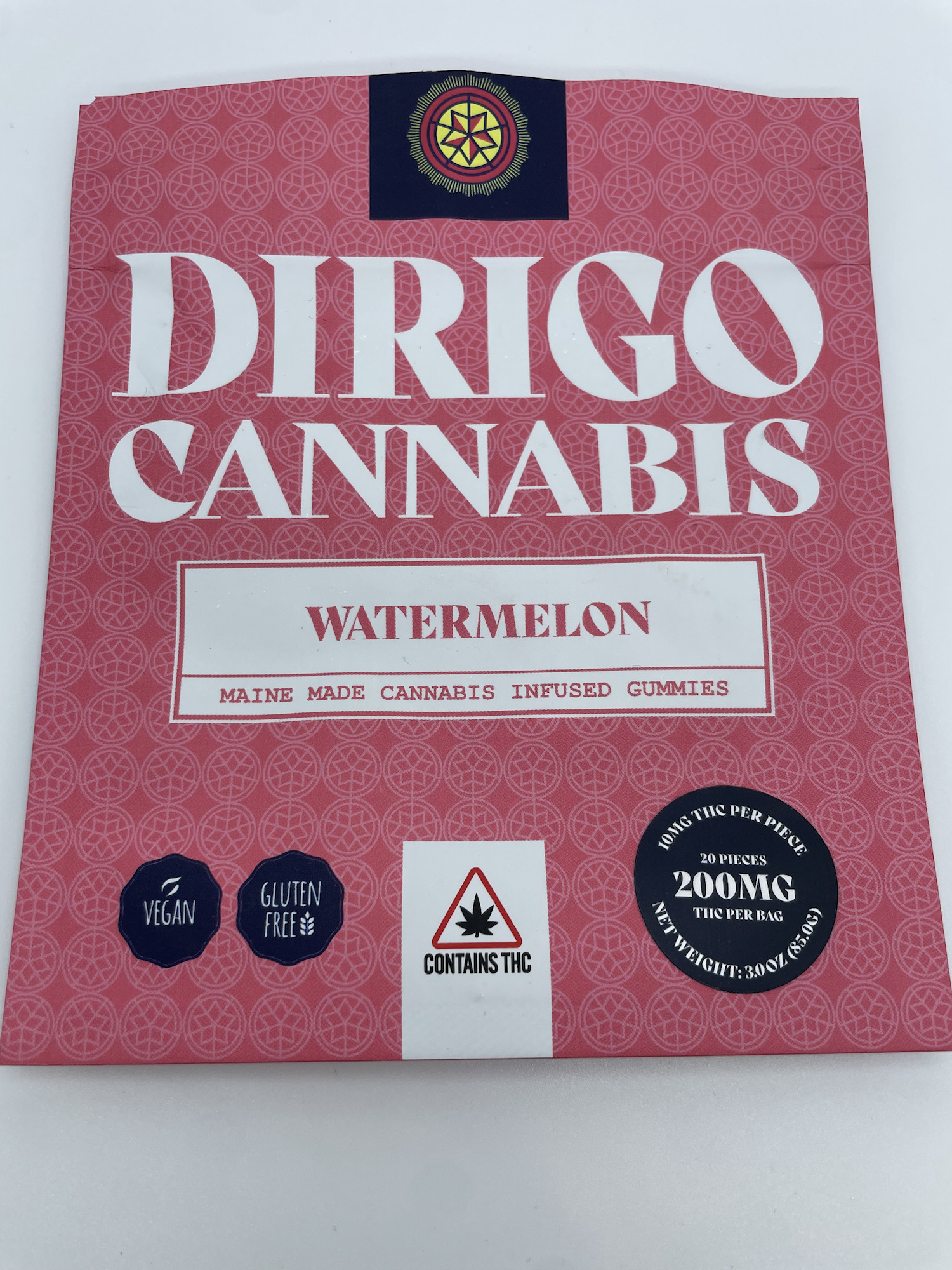Photograph of product: Dirigo Oui'd - Watermelon Gummies (200MG)
