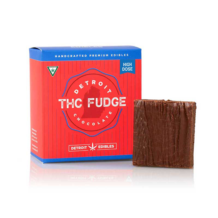 Photograph of product: Detroit Edibles, TH-oui Fudge, 200mg