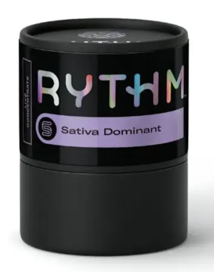Photograph of product: RYTHM WHITE DURBAN LIVE RESIN 1G