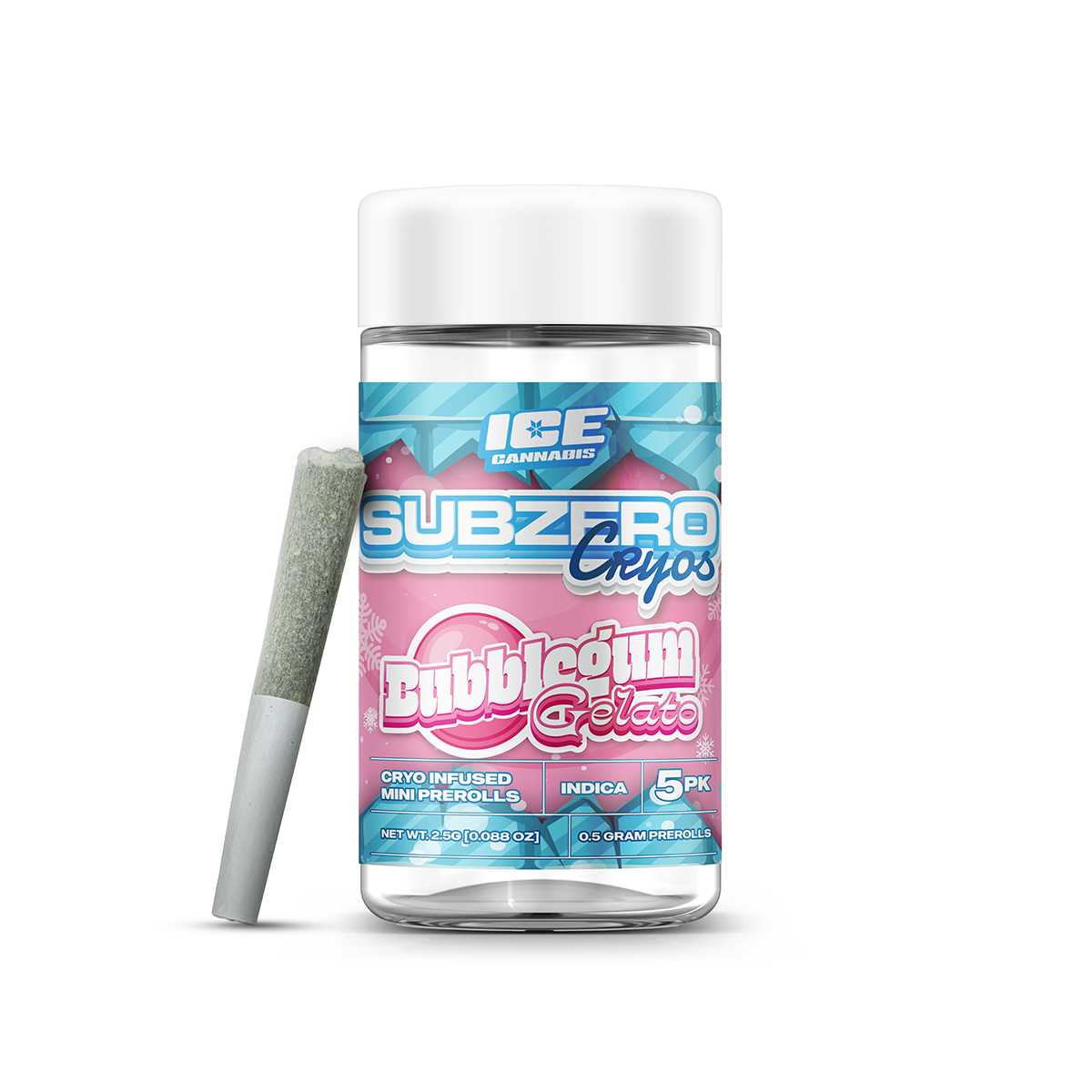 Photograph of product: Sub Zero | Bubblegum Gelato Infused Multipack