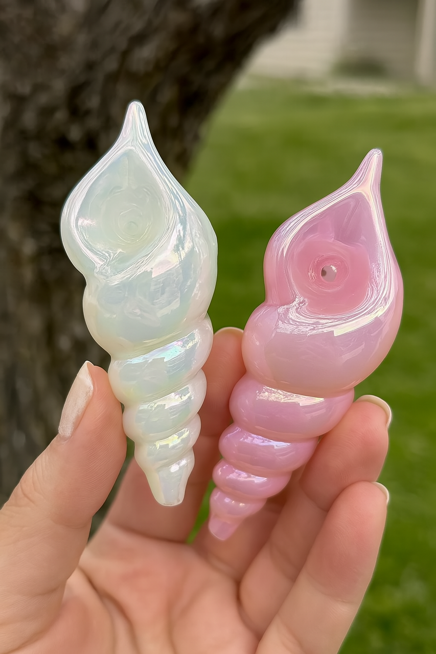 Photograph of product: SirEEL - 4.5" Conch Shell Spoon, Assorted Colors May Vary