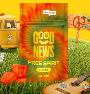 Photograph of product: Free Spirit | Live Resin Gummies | 100mg