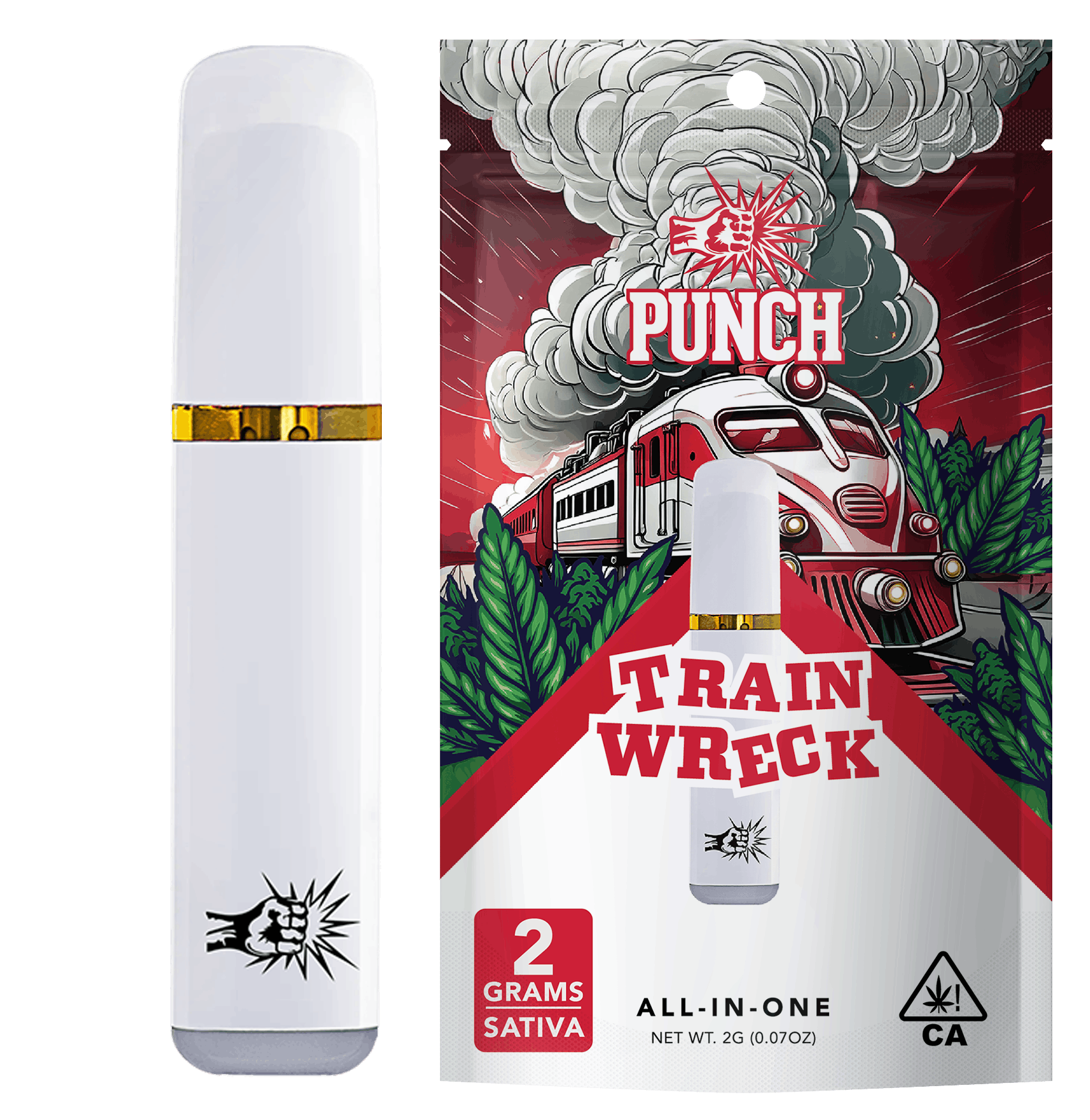 Photograph of product: Punch 2G Disposable - Trainwreck