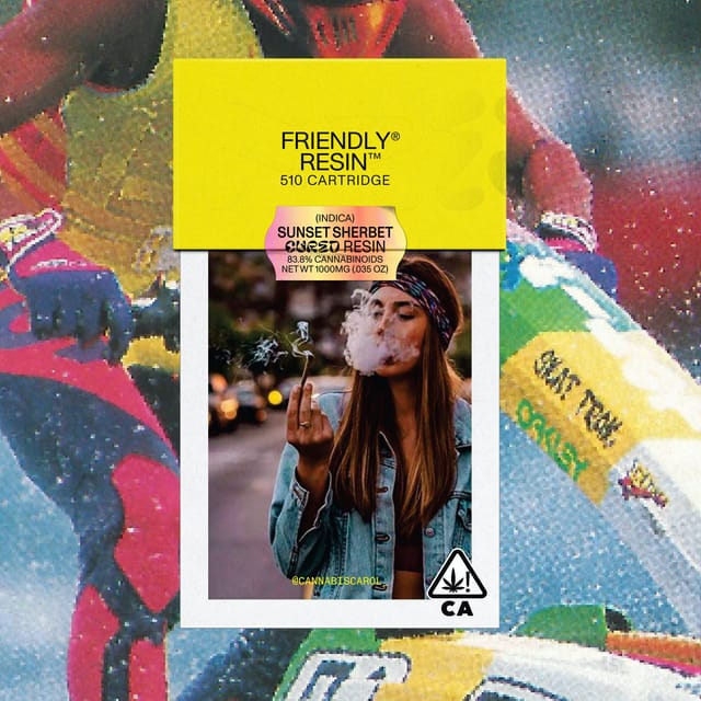 Photograph of product: Sunset Sherbet | 1g Cart - 